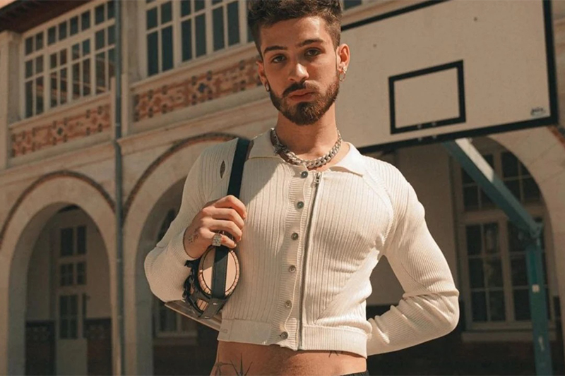 Ator João Guilherme é adepto do cropped (Foto: João Guilherme/Instagram/Reprodução)