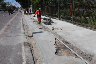 Custo do reparo de ciclovia será cobrado de dono de casa de show (Foto: Seminf/Divulgação)