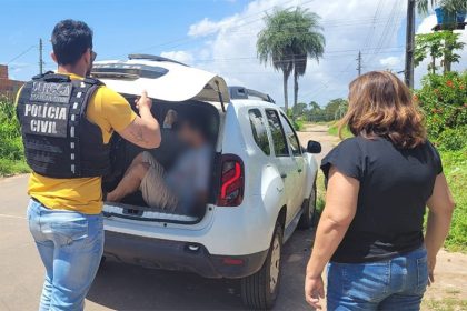 Suspeito de estupro em Macapá foi preso em flagrante (Foto: Lucas Brito/PC-AP)