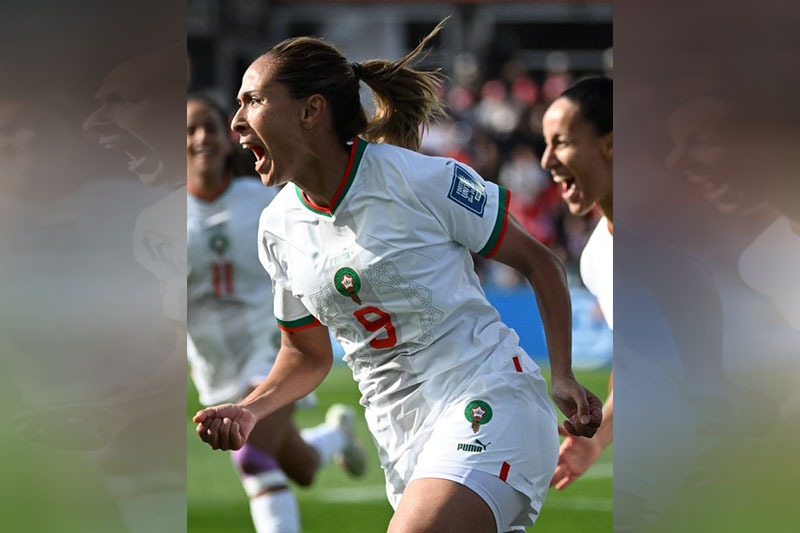 Marrocos venceu pela primeira vez em Mundiais da Fifa (Foto: Reprodução/Twitter/@fifaworldcup_pt)