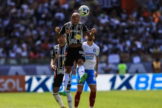 Lance de Atlético-M e Bahia: Galo (Foto: Rodney Costa/Futura Press/Folhapress)