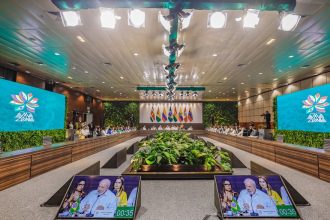 Belém sedia a Cúpula da Amazônia antes de receber a Conferência Mundial (Foto: Ricardo Stuckert)
