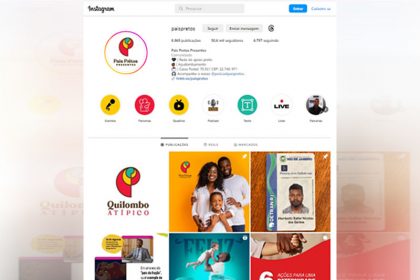 Canal Pais Pretos Presentes no Instagram: mulheres são maioria entre seguidores (Foto: Instagram/Reprodução
