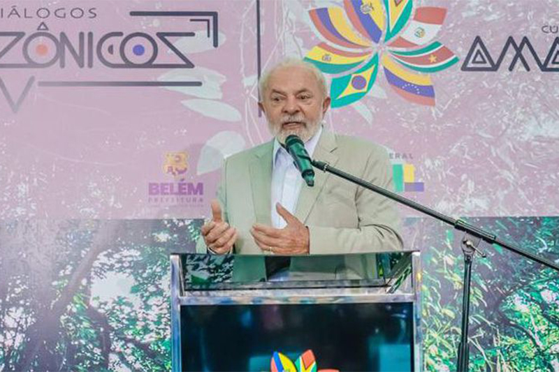 Lula diz que preservação da Amazônia exige dinheiro (Foto: Ricardo Stuckert/PR)