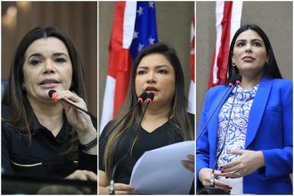 Deputadas Alessandra Campelo, Joana Darc e Mayra Dias (Fotos: Hudson Fonseca e Danilo Mello/ALE)