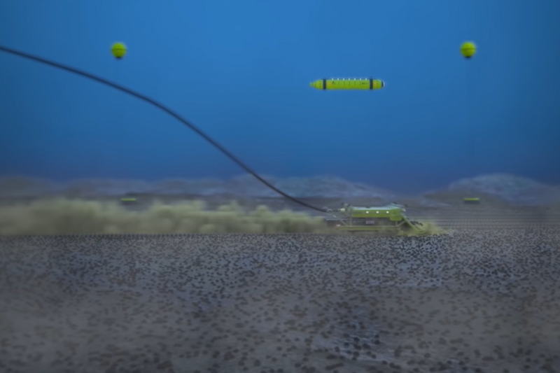 Simulação de exploração mineral no fundo do mar: nova corrida do ouro (Foto: YouTube/Reprodução)