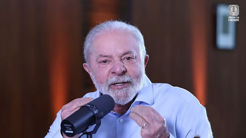"Quem andar armado é um covarde, tem medo", diz Lula (Foto: CanalGOV/Reprodução)