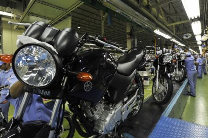 Produção de motocicletas teve melhor desempenho de julho desde 2014 (Foto: José Paulo Lacerda/CNI)