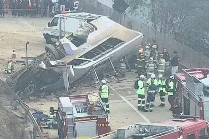 ônibus de torcedores do Corinthians