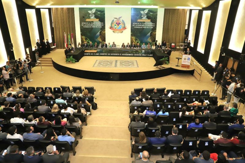 Seminário Internacional do TCE-AM foi realizado nesta segunda-feira (21) em Manaus (Foto: Ascom TCE-AM)