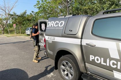 Operação do DRCO prendeu colombiano suspeito de tráfico de drogas (Foto: Lyandra Peres/PC-AM)