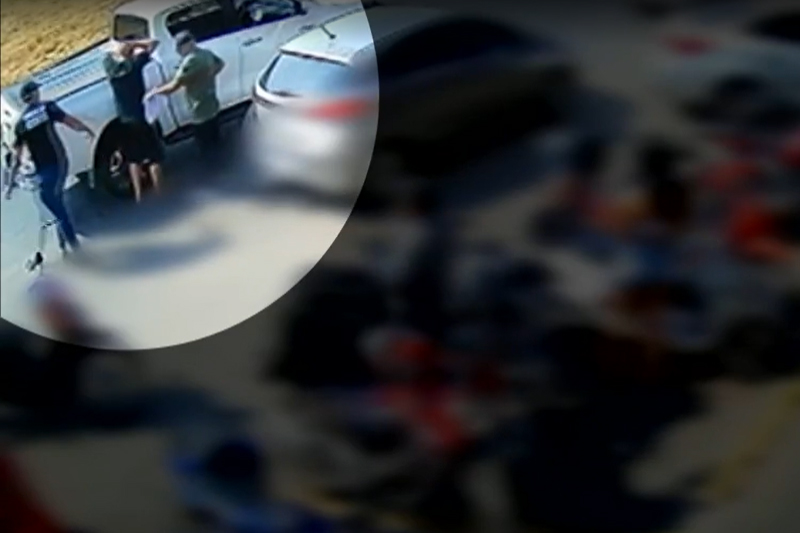 Vídeo mostra momento em que falsos policiais sequestraram cantor (IMagem: G1/YouTube/Reprodução)