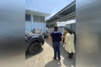 Promotor inspecionou estrutura de hospital que oferecer serviços psiquiátricos a pessoas com transtornos mentais (Foto: DPE-AM/Divulgação)