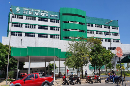 Fiscalização no Hospital 28 de Agosto foi a mais recente realizada (Foto: Divulgação/SES)