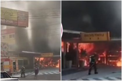 30.09 - Incêndio em confeitaria de Manaus