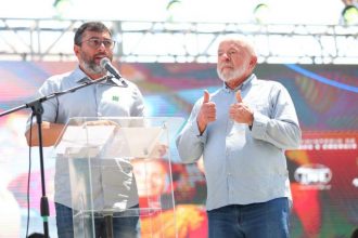 Wilson Lima e Lula tiveram gestões avaliadas em pesquisa entre manauaras (Foto: Diego Peres/Secom)