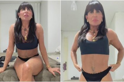 Gretchen publicou vídeo em que veste apenas lingerie para falar sobre o corpo (Foto: Instagram/@gretchen/Reprodução)