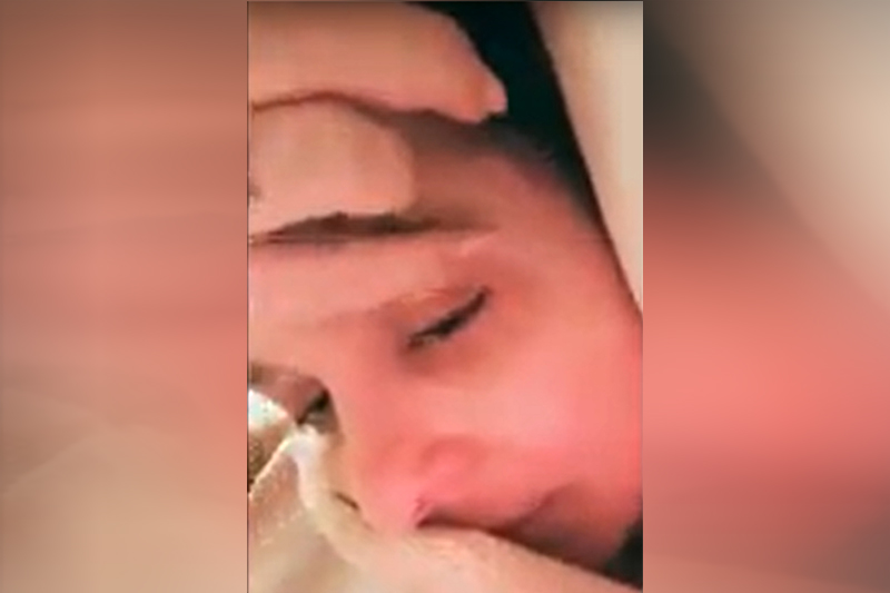 Cantora Maiara publicou vídeo em que aparece chorando (Imagem: X/Reprodução)