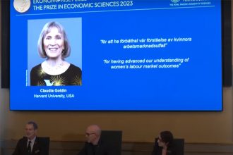 Comitê do Prêmio Nobel anuncia Claudia Goldin como vencedora da Economia (Imagem: YouTube/Reprodução)