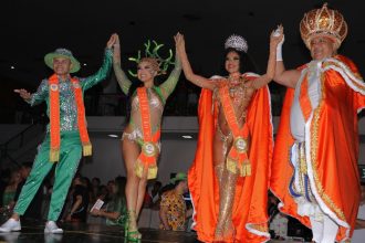 Corte do Carnaval amazonense foi eleito no sábado (Foto: Rosany Miranda/Liesa)
