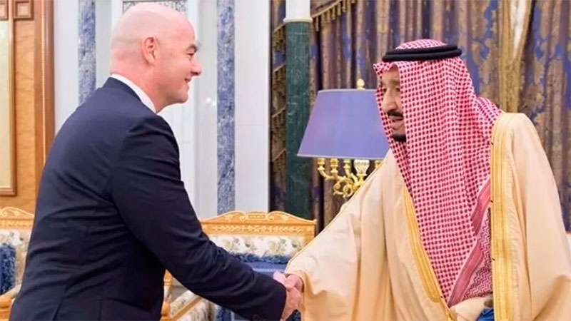 Presidente da Fifa e Dirigente da Arábia Saudita