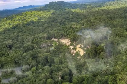 PF identificou atividade de garimpo ilegal em terra indígena no Pará (Foto: PF Ascom/Divulgação)