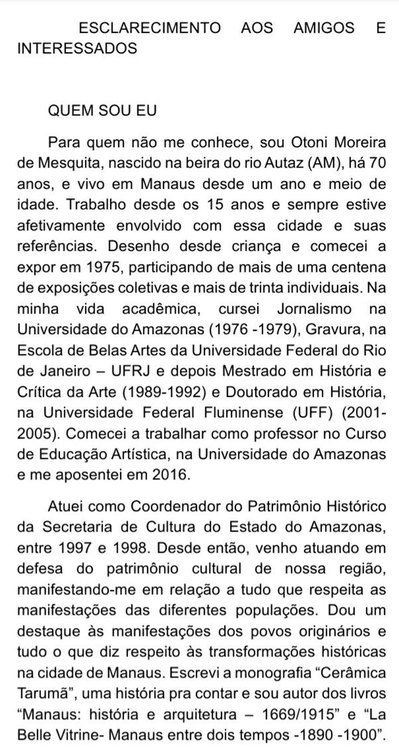 Nota de Otoni Mesquita sobre gravuras arqueológicas