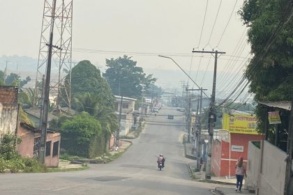 Em 2023, Manaus apresentou índices altos de poluição do ar (Foto: Divulgação/redes sociais)