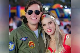André Valadão com a esposa Cassiane: festa de Haloween (Foto: Instagram/Reprodução)