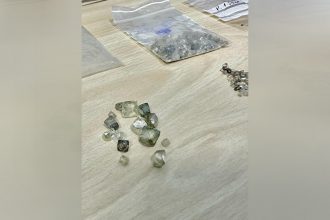 Delegado disse que diamantes eram oferecidos por aplicativo de mensagem (Foto: Erlon Rodrigues/PC-AM)