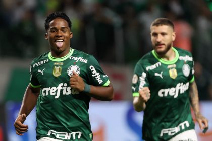 Palmeiras, de Endrick, aumentou as chances de conquistar o título do Brasileirão (Foto: César Greco/Palmeiras/By Canon)