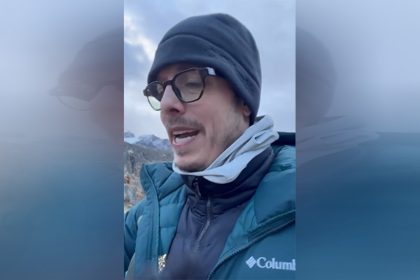 Fábio Prchart gravou vídeo no Monte Everest Imagem: Instagram/Reprodução)