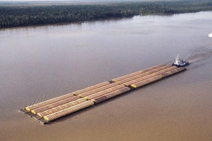O transporte de cargas ainda sofre as consequência da seca histórica do Amazonas (Foto: Divulgação/Sindarma)