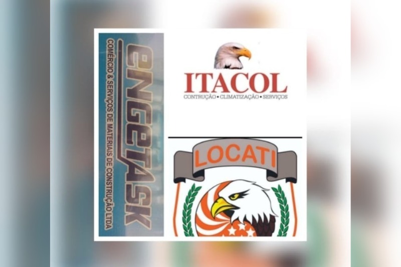 Logotipos da empresas na foto de perfil do contato da Engetask (Foto: Reprodução/WhatsApp)