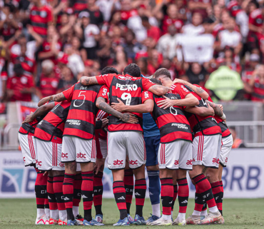 Flamengo estreia pelo campeonato carioca contra o Audax, em jogo na Arena da Amazônia (Foto: Paula Reis/Flamengo)