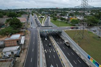 Novo complexo viário na avenida das Torres é inaugurado (Foto: Márcio Melo / Seminf)