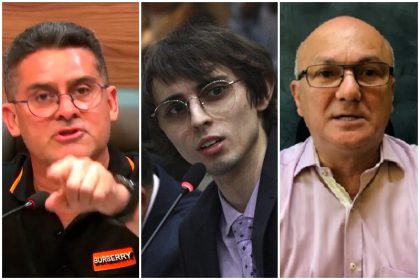 David Almeida, Amom Mandel e Coronel Alfredo Menezes são os mais citados em pesquisa de opinião (Fotos: Divulgação)