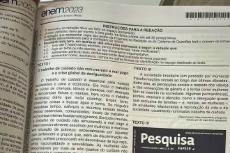 Vazamento em redes sociais das provas de 2023 é investigado pela Polícia Federal (Foto: Inep/Divulgação)