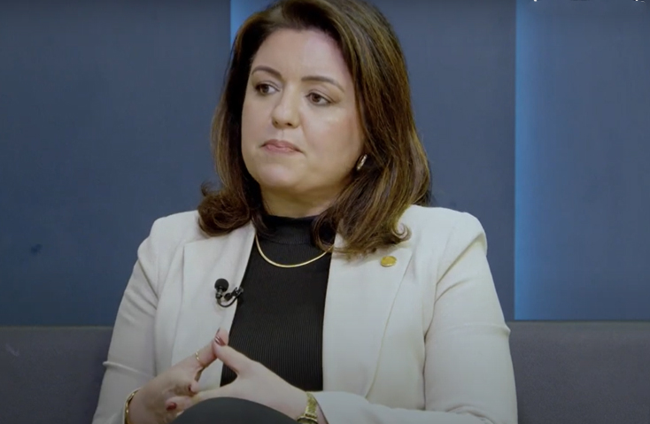Nome da deputada Andréa Werner foi usado em perfil fake no Kwai (Imagem: TV Alesp)