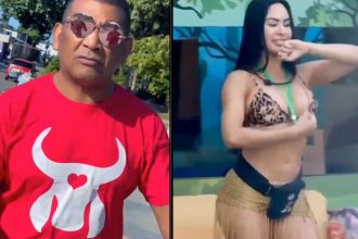 O cantor e levantador de toadas, Edilson Santana, compôs a toada "Atira a flecha Isabelle" (Foto: Reprodução/Globoplay e redes sociais)
