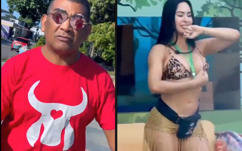 O cantor e levantador de toadas, Edilson Santana, compôs a toada "Atira a flecha Isabelle" (Foto: Reprodução/Globoplay e redes sociais) 