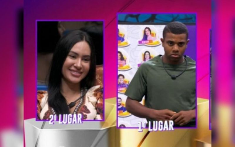 Davi e Isabelle entraram juntos no BBB 24 e se aproximaram muito (Imagem/Globoplay)