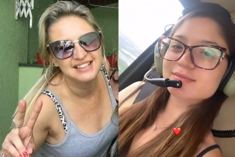 Luciana e a filha, Letícia Rodzewics, morreram no acidente (Fotos: Instagram/Reprodução)