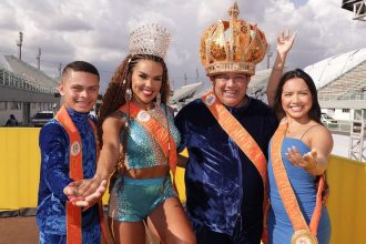 Rei Momo e a rainha do carnaval 2024