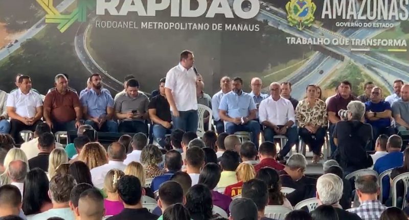 Roberto Cidade, em solenidade da inauguração do Rodoanel (Imagem: Reprodução/Facebook)