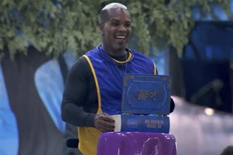 Rodriguinho venceu a Prova do Líder na noite desta quinta-feira (Imagem: Globoplay)