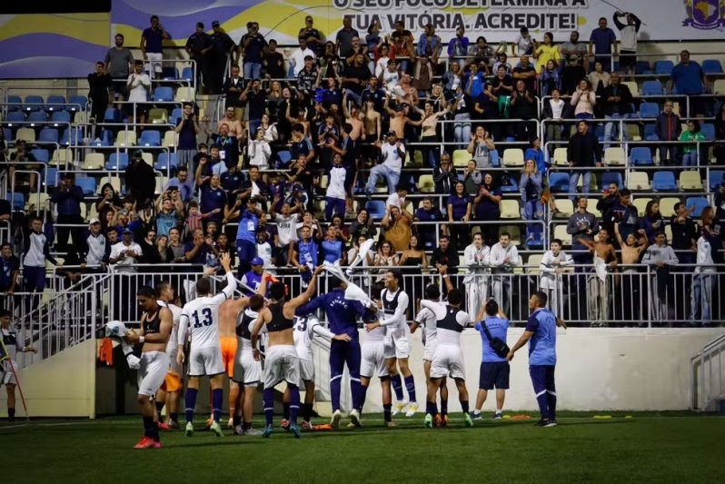 Sfera comemora classificação para a terceira fase ao eliminar o Atlético Mineiro (Foto: Edivaldo Santos/Sfera)