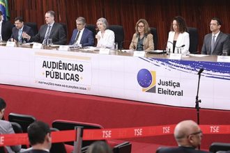 TSE realizou primeira audiência pública para debater temas das Eleições 2024 (Foto: Alejandro Zambrana/Secom/TSE)