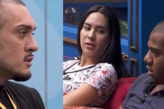 Bin disse que apesar de querer que Davi saia, indicará Isabelle e assim a casa pode escolher Davi (Imagem: Reprodução/Globoplay)