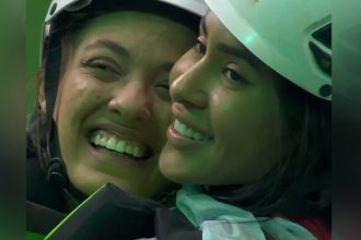 Beatriz e Isabelle venceram prova e vão decidir nesta sexta quem será a nova líder do BBB 24 (Imagem: Globoplay/Reprodução)